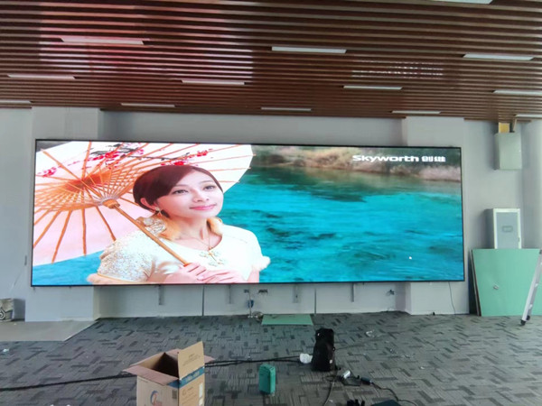 沂源P1.53led小间距屏安装案例